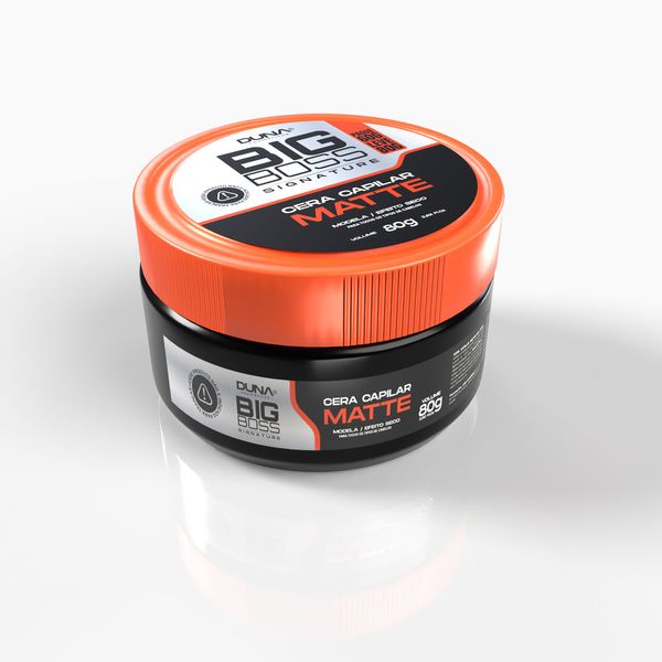 Cera Modeladora Capilar Big Boss Signature Matte 80g